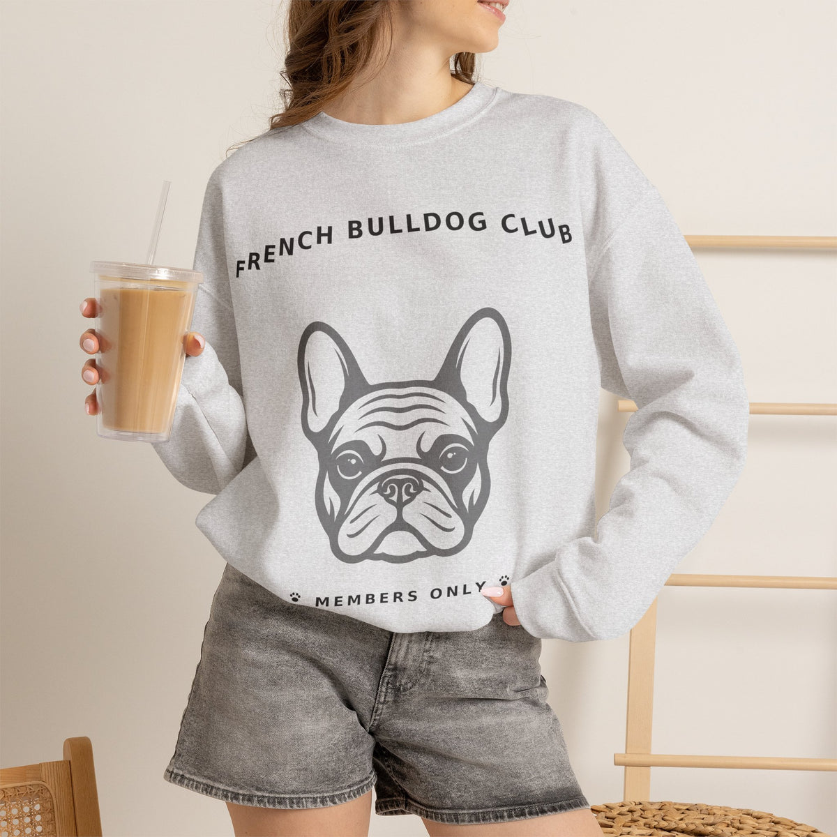 French Bulldog Club Crewneck Sweatshirt