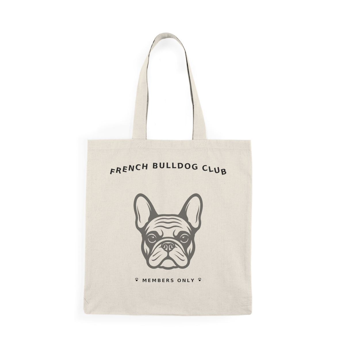 French Bulldog Club Natural Tote Bag