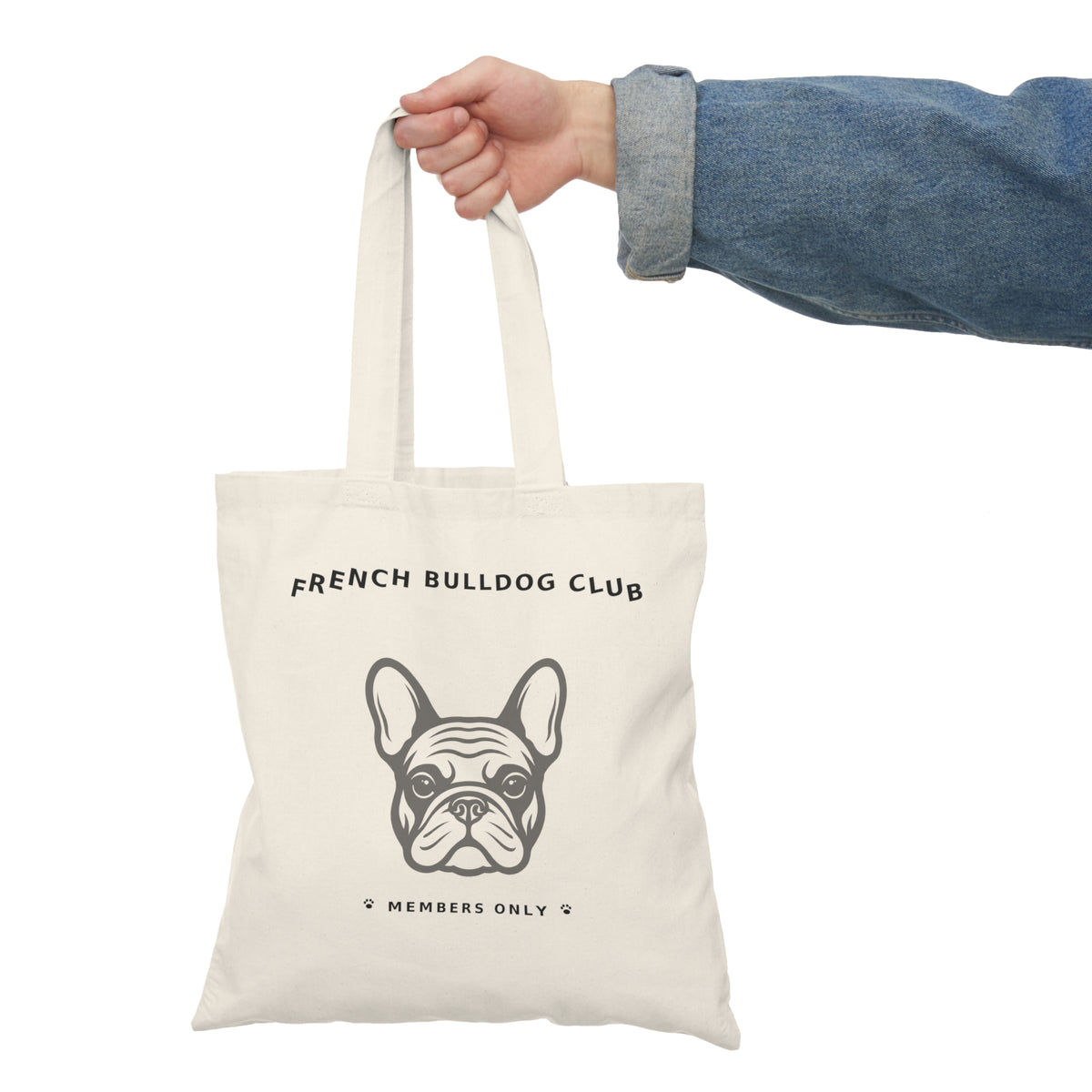 French Bulldog Club Natural Tote Bag