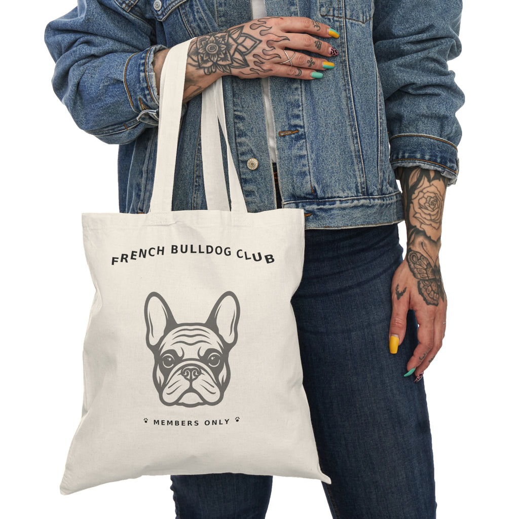 French Bulldog Club Natural Tote Bag