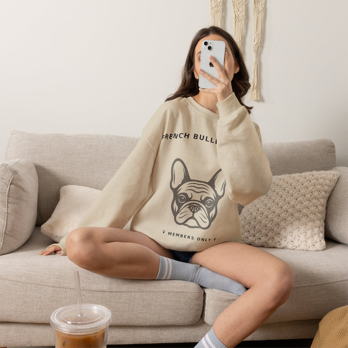French Bulldog Club Crewneck Sweatshirt