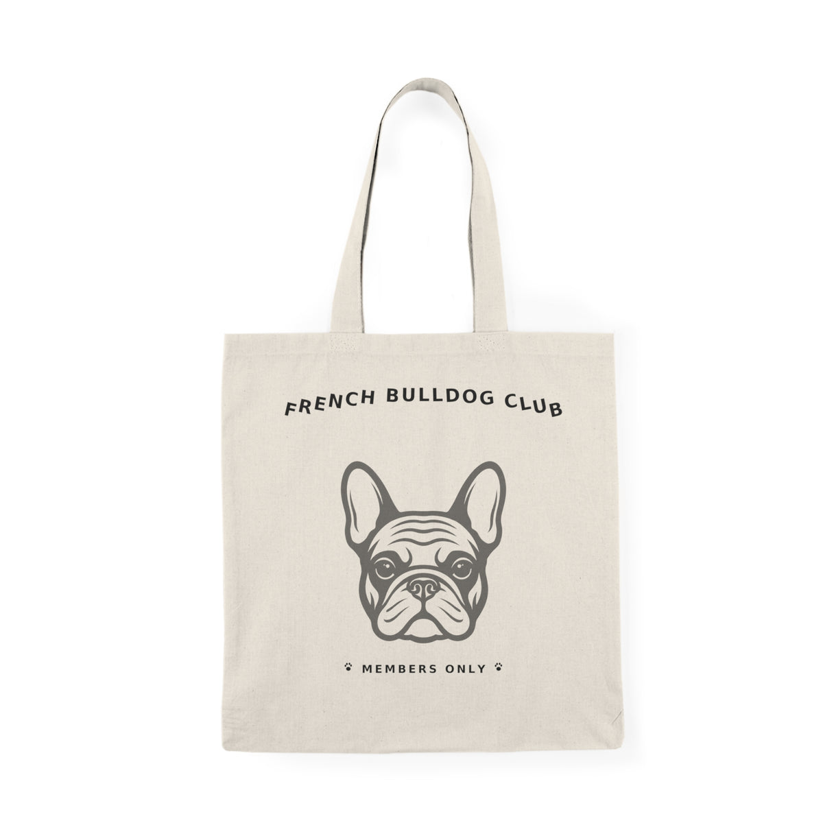 French Bulldog Club Natural Tote Bag