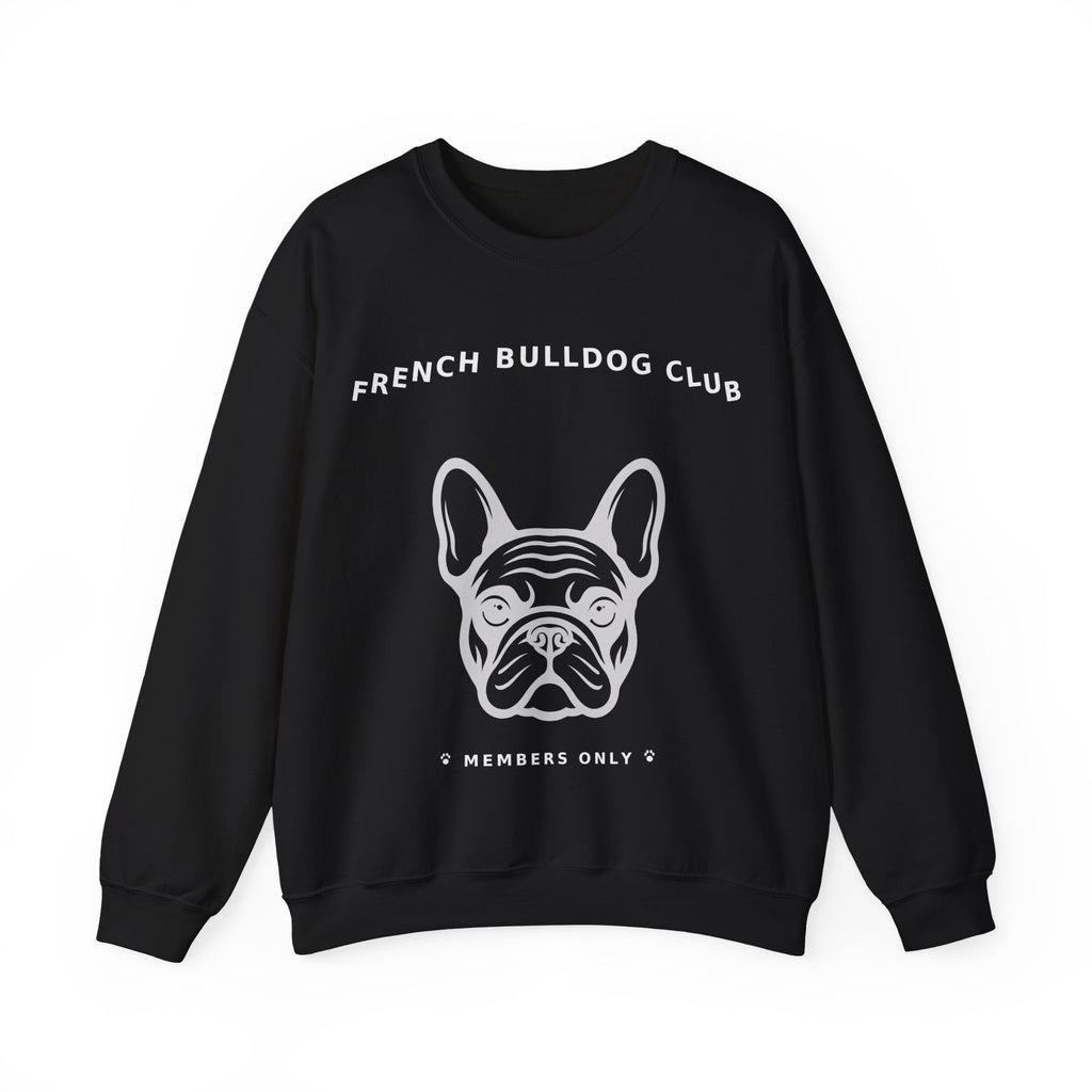 French Bulldog Club Crewneck Sweatshirt — Black Edition