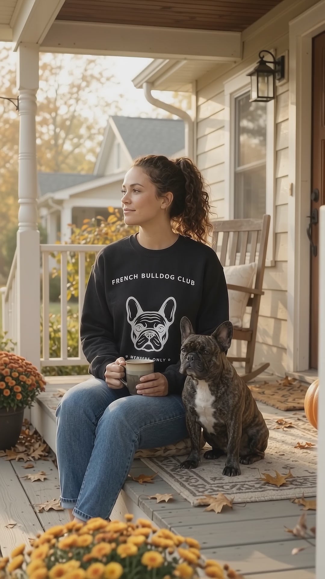 French Bulldog Club Crewneck Sweatshirt